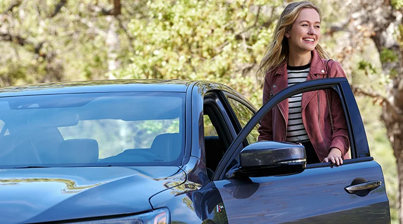 Happy customer buying a vehicle